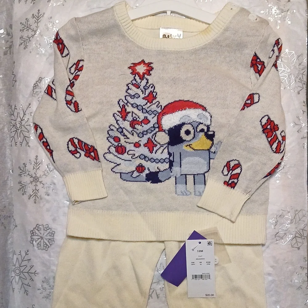 Kids Christmas Bluey Set